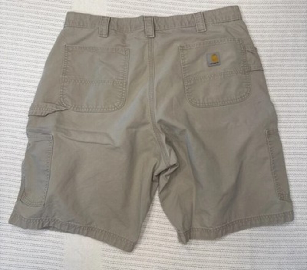 Carhartt Carpenter Shorts Original Fit Brown Utility Workwear B147 TAN Men’s 38